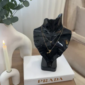 مانکن و استند طلا و جواهر ارغوان طرح برگ لب چینی مانکن شاخص و استند ویترین طلا و جواهر و بدلیجات فروشی