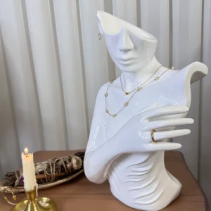 مانکن نیم تنه ی گیشا طرح تک دست مانکن شاخص و استند ویترین طلا و جواهر و بدلیجات فروشی