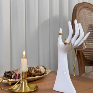 مانکن دست طلا و جواهر و استند انگشتر مدل دست لیدی طرح دست کشیده و ظریف